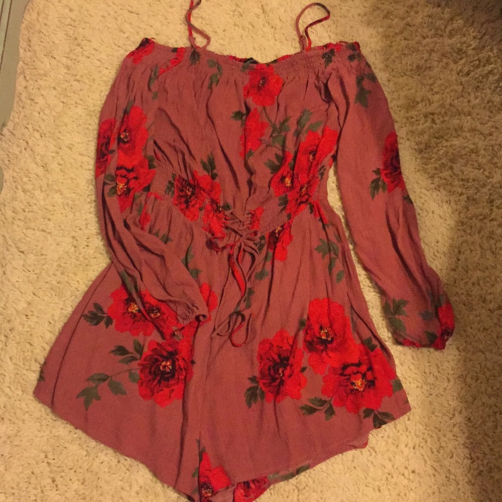 Kendall and Kylie off the shoulder romper